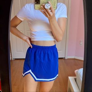 Vintage blue cheerleader’s skirt